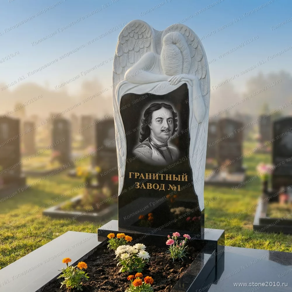 3038 Мемориальный памятник с плачущим ангелом