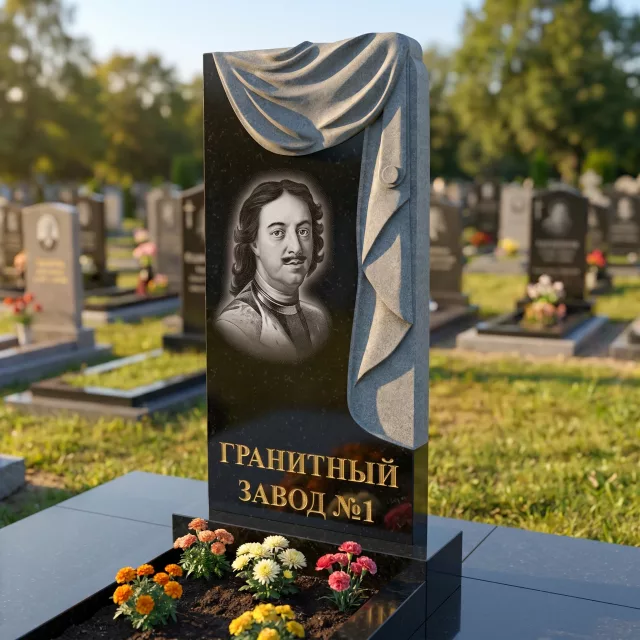 3226 Памятник резной с плащеницей