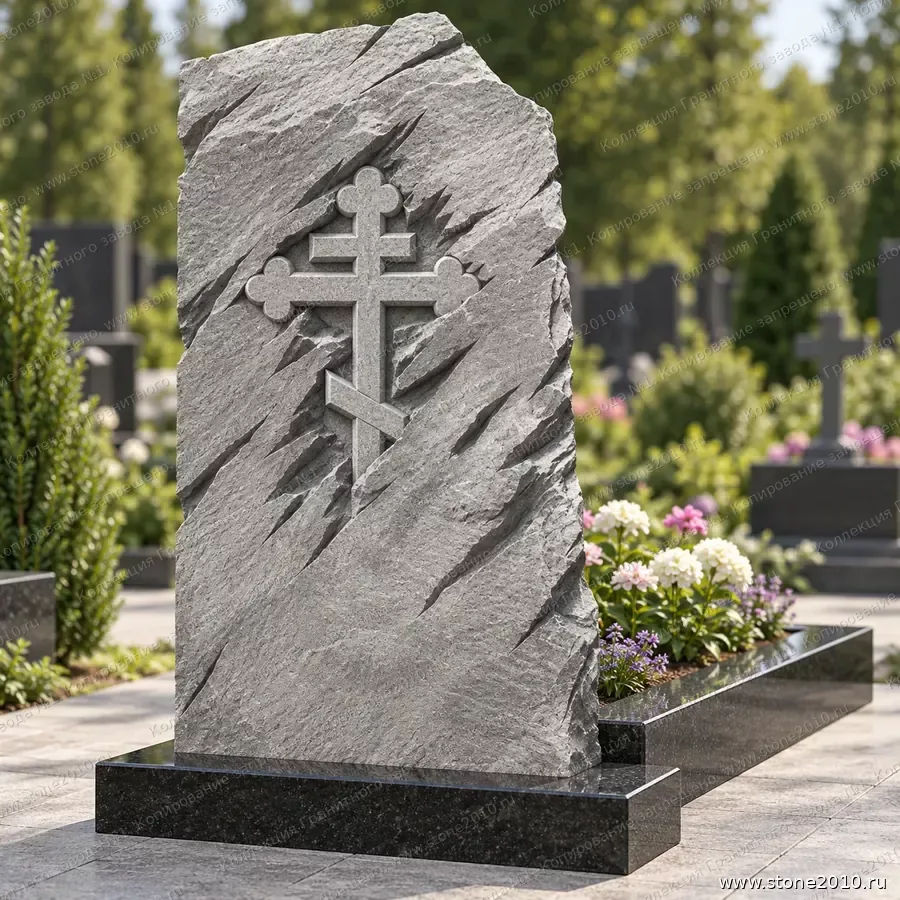 СК-114 Православный памятник с восьмиконечным крестом — скала «Православный крест с перекладиной»