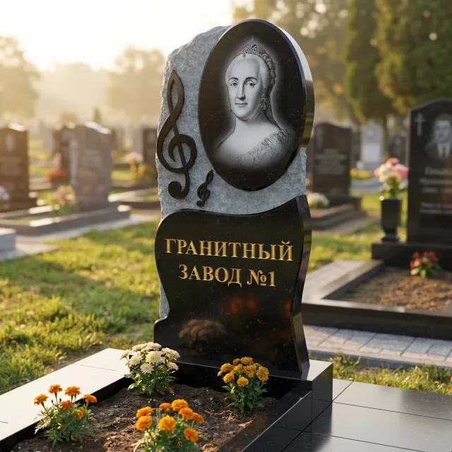 3229 Памятник резной музыка