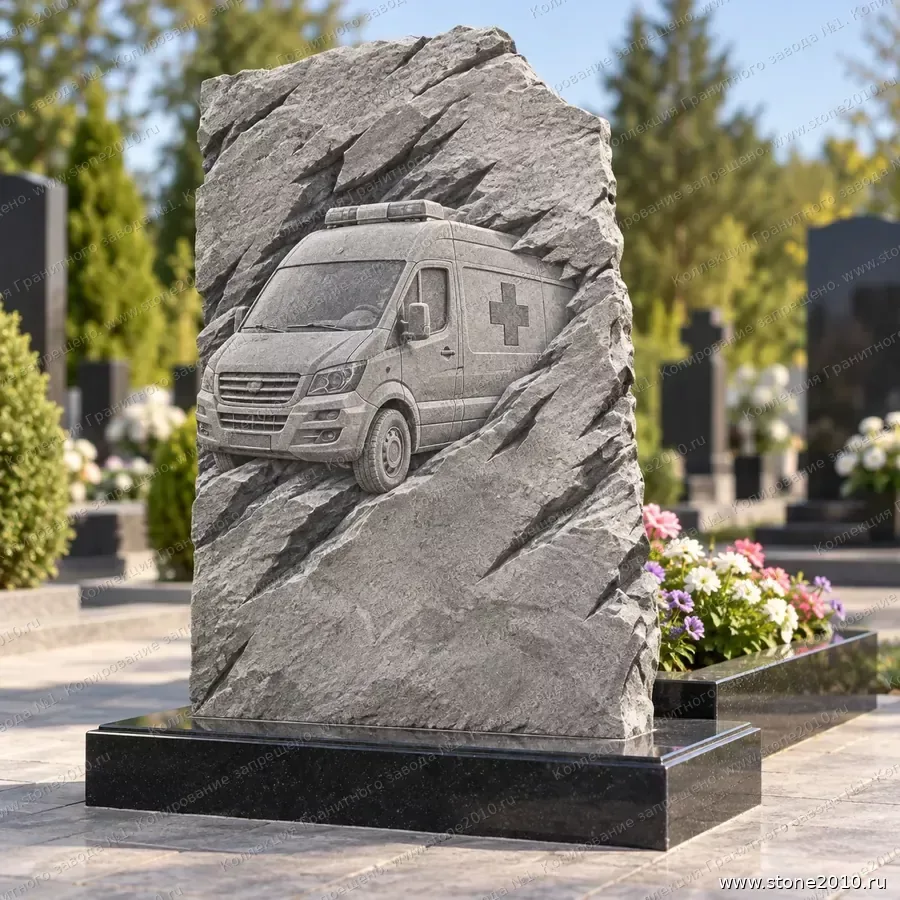 СК-030 Памятник врачу — скала «Машина скорой помощи»