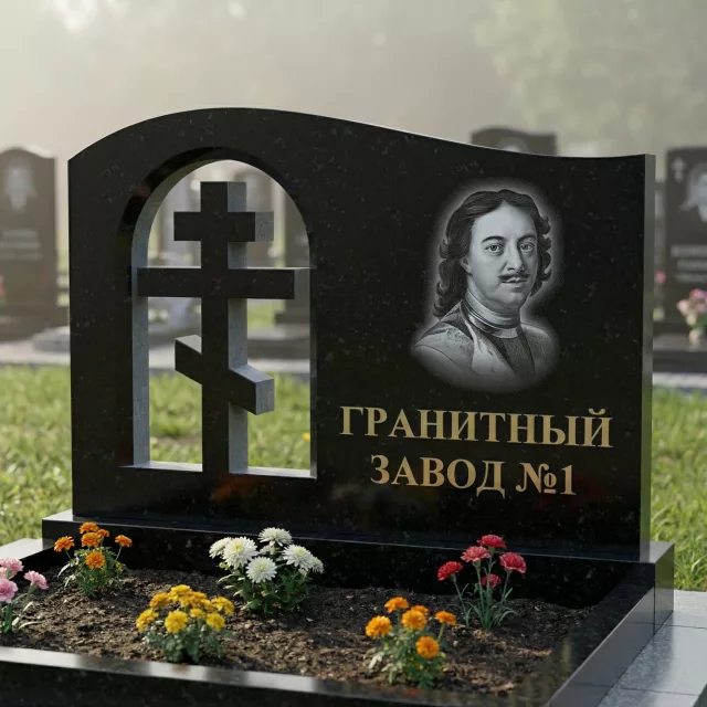 431 Надгробие фигурное с крестом