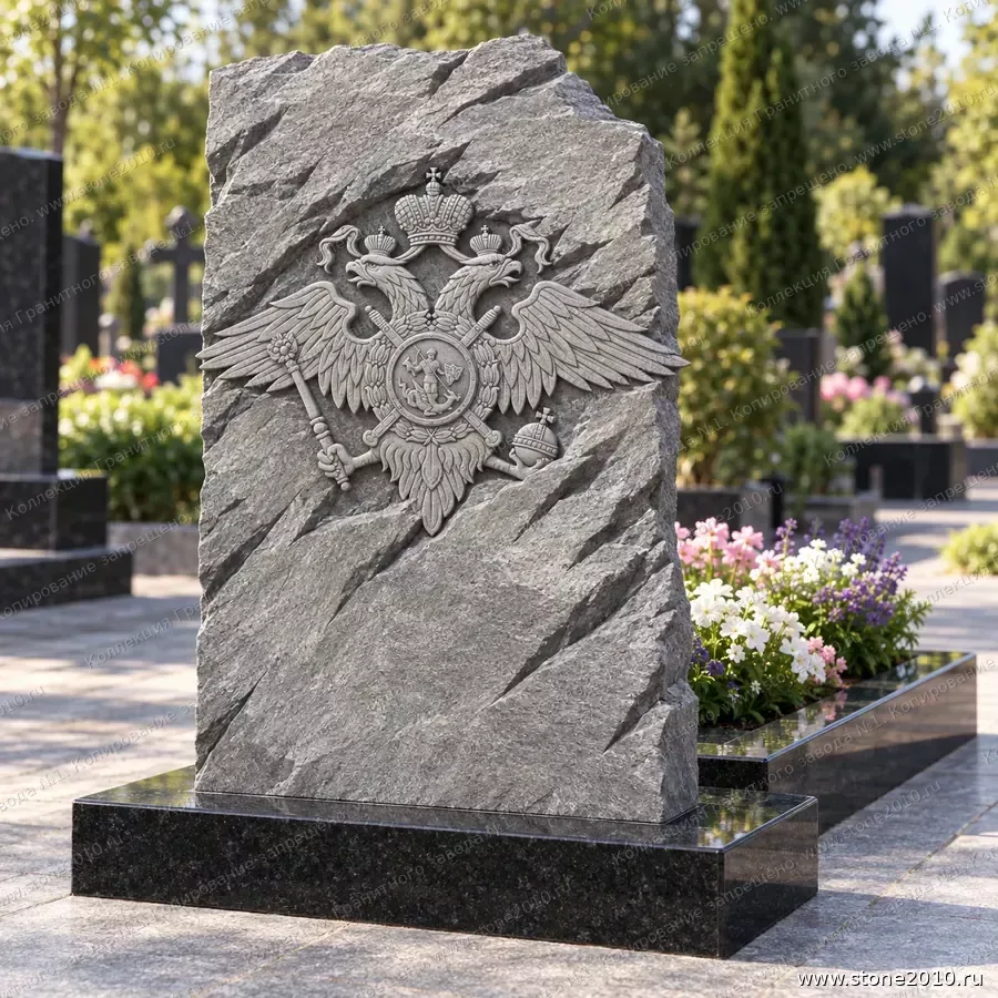 СК-029 Памятник с гербом России — скала «Двуглавый орёл»