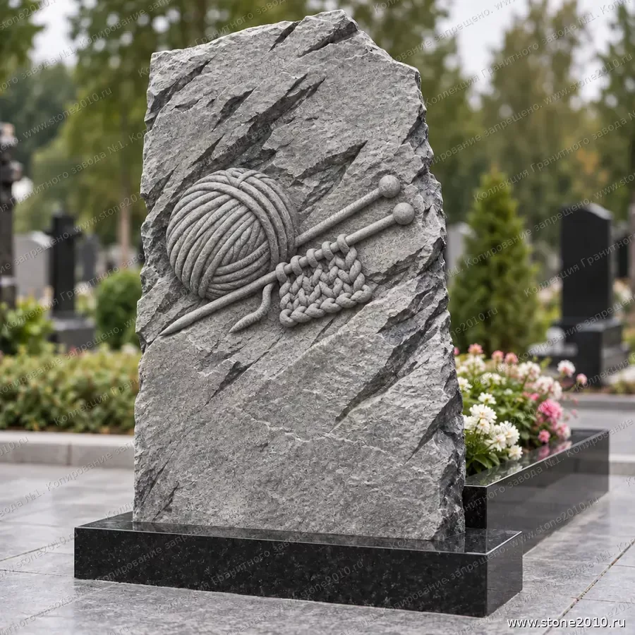 СК-045 Памятник бабушке-рукодельнице — скала «Клубок и спицы»