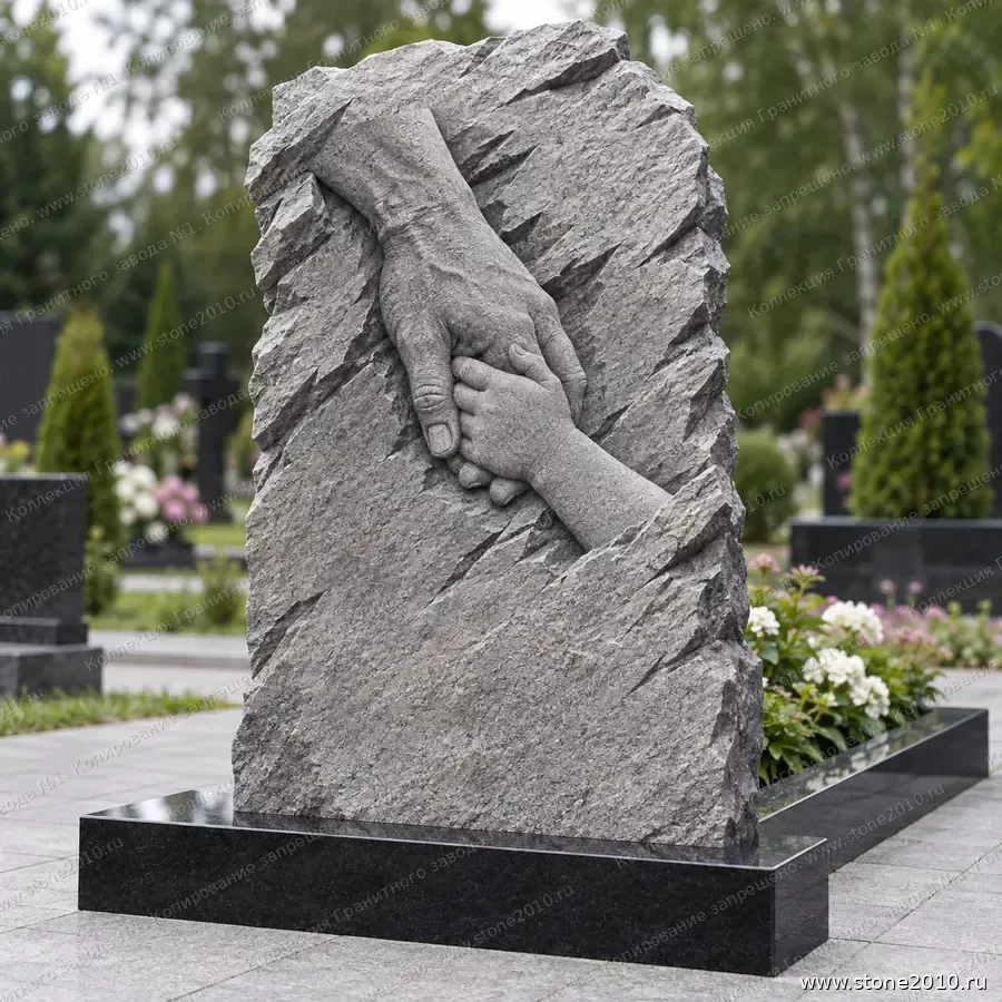 СК-086 Памятник отцу — скала «Рука взрослого и ребёнка»