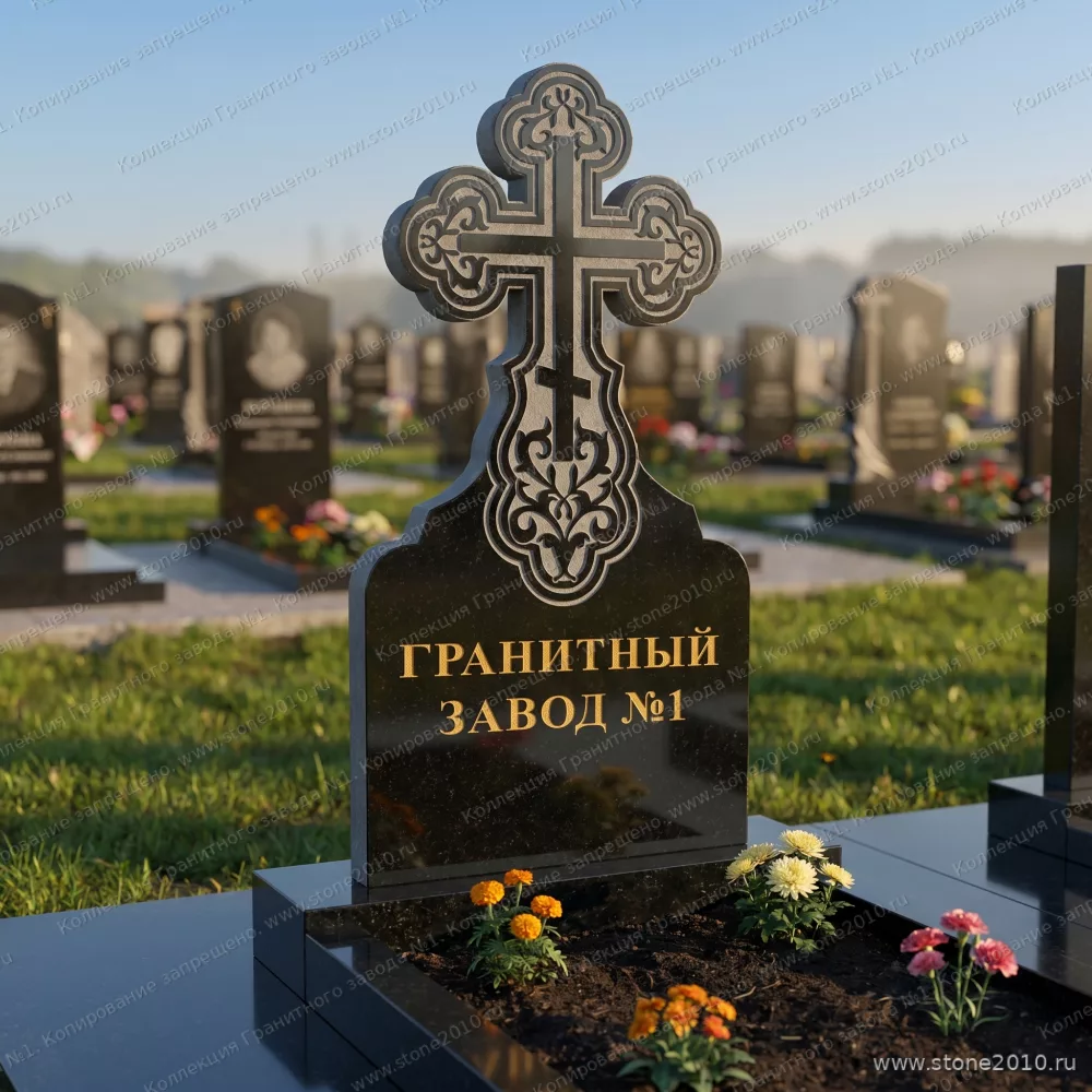 3192 Памятник резной крест