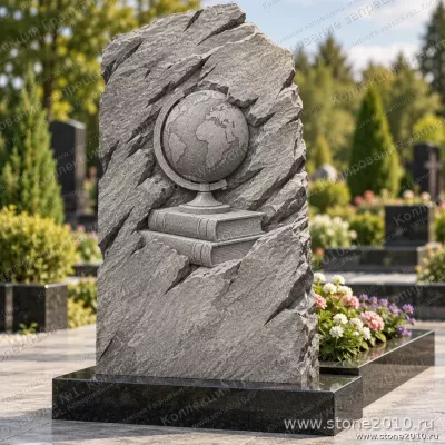 СК-152 Памятник преподавателю &mdash; скала &laquo;Глобус на книгах&raquo;