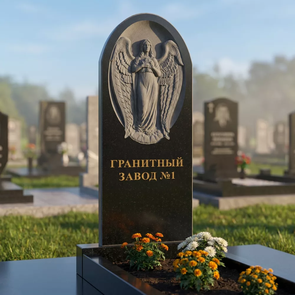 3239 Памятник резной ангел