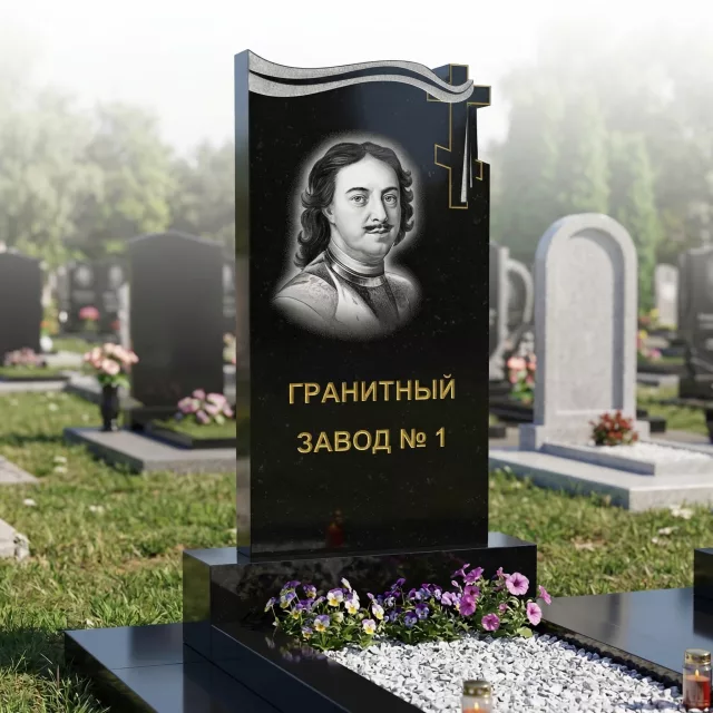 221 Памятник фигурный плащеница с крестом — памятник на могилу, фото