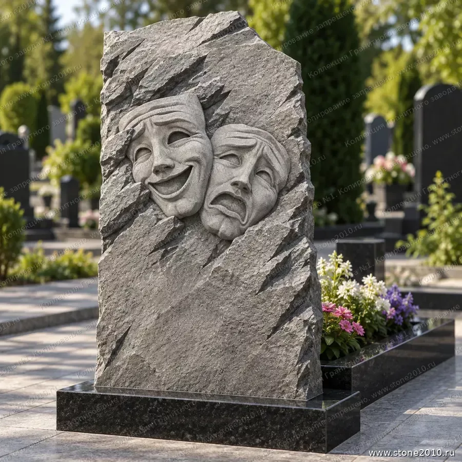 СК-013 Памятник актёру — скала «Театральные маски»