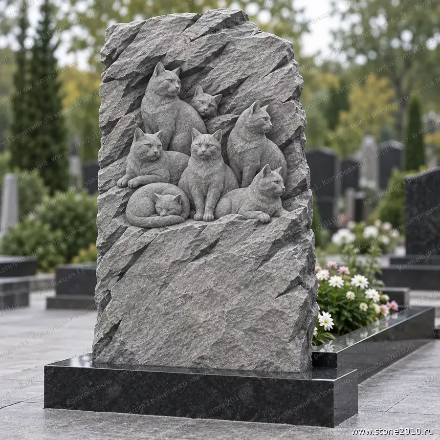 СК-073 Памятник с кошками — скала «Семья кошек»