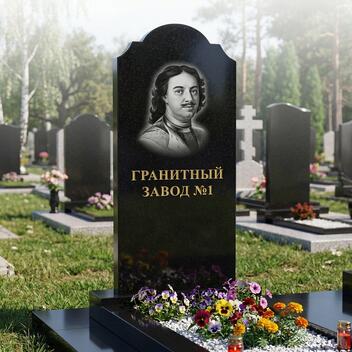 111 Стела с овалом сверху и ушами 2