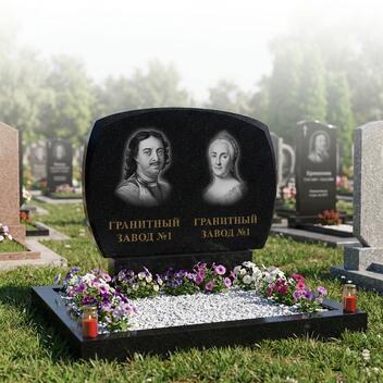 157 Памятник горизонтальный с нисходящей фаской