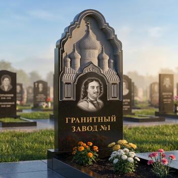 3185 Памятник резной с мечетью