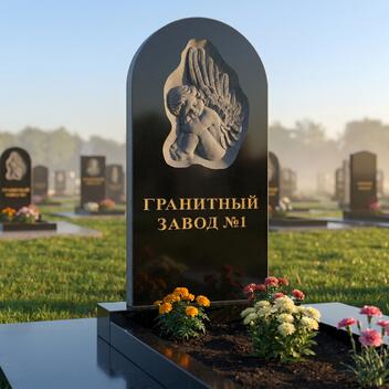 3210 Памятник резной с ангелочком