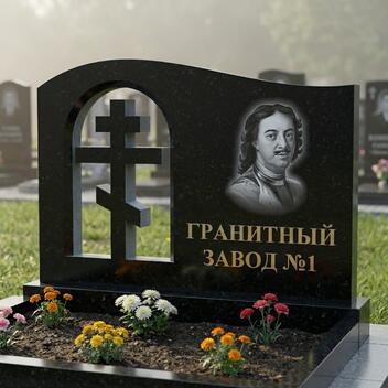 431 Надгробие фигурное с крестом