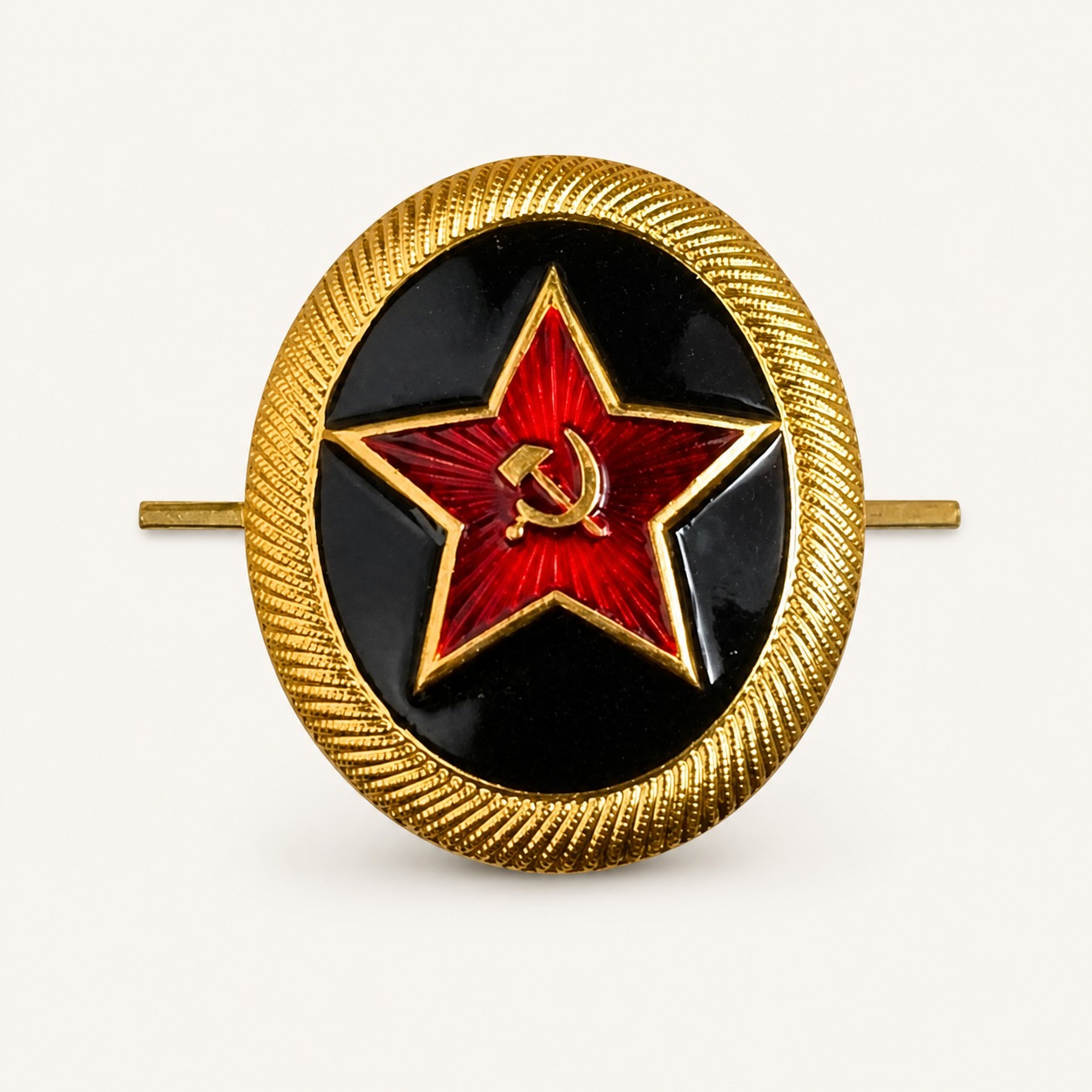 Кокарда Морской пехоты СССР (Металл, холодная эмаль), ГЗ-1764