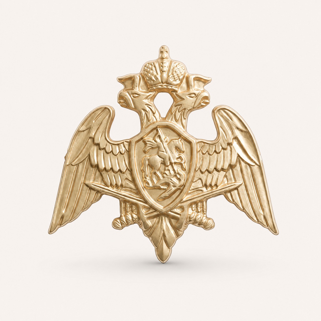 Эмблема петличная Росгвардия (Гранит Габбро, окраска золото), ГЗ-2651