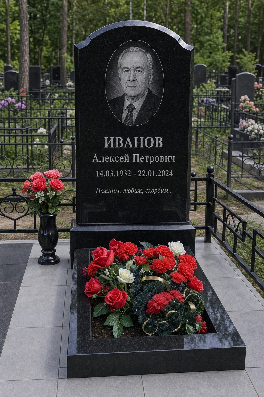 Фото памятника к отзыву Марина Иванова о Гранитном заводе №1